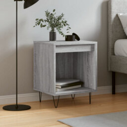 Berkfield Bedside Cabinet Grey Sonoma 40X35X50 Cm Engineered Wood - thumbnail 1