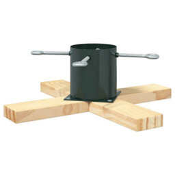 Vidaxl Christmas Tree Stand 1.73 Green 50 X 50 X 16 Cm Solid Pine Wood - thumbnail 6