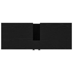 Walplus Bathroom Sink Cabinet Black Oak 80 X 30 X 60 Cm Engineered Wood - thumbnail 9