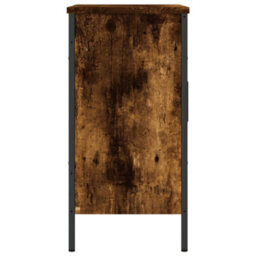 Berkfield Bathroom Sink Cabinet Smoked Oak 60X30X60 Cm Engineered Wood - thumbnail 7