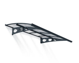 Canopia By Palram Herald 2230 Grey Door Canopy, (H)33Cm (W)223.5Cm (D)13.9Cm