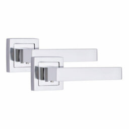 Golden Grace 1 Set Delta Design Bathroom Complete Internal Door Handle Set Polished Chrome Finish - thumbnail 2