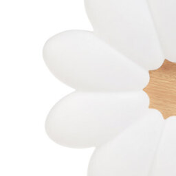Beliani Ceiling Lamp With White Acrylic Flower Shade, Remote-Controlled Dimming, Dual Ceiling Or Wall Mount - thumbnail 6