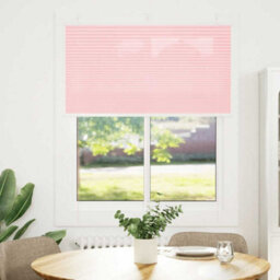 Berkfield Pleated Blind Pink 105X150 Cm Fabric Width 104.4 Cm Polyester - thumbnail 2