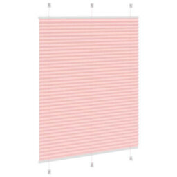 Berkfield Pleated Blind Pink 105X150 Cm Fabric Width 104.4 Cm Polyester - thumbnail 4