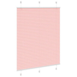 Berkfield Pleated Blind Pink 105X150 Cm Fabric Width 104.4 Cm Polyester - thumbnail 3