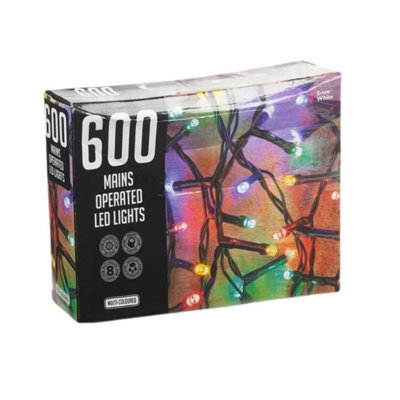 Urbn-Living 600 Lights - Multi-Function Led Christmas Tree Lights For Indoor & Outdoor Decoration - image 1