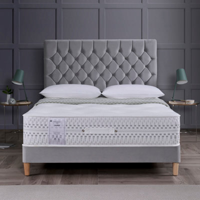 Rest Relax Sleep Jasper Tufted Ortho Orthopaedic Memory Foam Coil Sprung Mattress - image 1