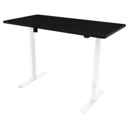 Dellonda Single Motor Height Adjustable Electric Sit & Stand Office Desk - Black - thumbnail 3