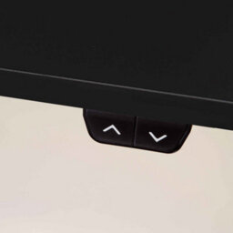 Dellonda Single Motor Height Adjustable Electric Sit & Stand Office Desk - Black - thumbnail 4