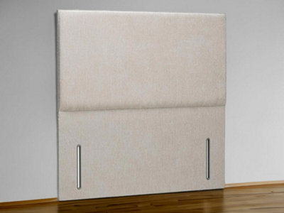 Livorno Floor Standing Upholstered Headboard 5Ft King - Naples Cream - image 1