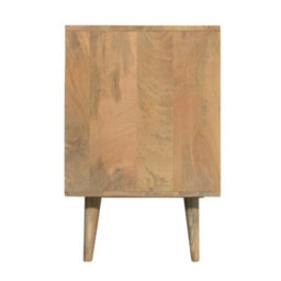 Desser Manhattan Sideboard 3 Door Mango Wood & Cane Webbing In Natural H70Cm X W145Cm X D45Cm - thumbnail 3