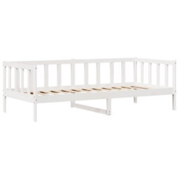 Berkfield Daybed With Drawers Without Mattress White 80X200 Cm Solid Wood - thumbnail 5