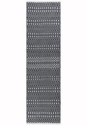 Black  Outdoor Rug, Geometric Stain-Resistant Rug For Patio Decks Garden, 2mm Modern Outdoor Area Rug-120Cm X 170Cm - thumbnail 6