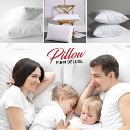 Ameha Firm Deluxe 2 Pair Filled Pillows Hotel Quality  Anti Allergic Pack Of 4 Pillows - thumbnail 5