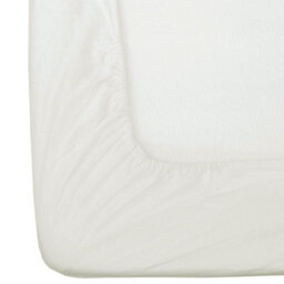 Homescapes Cream Brushed Cotton Fitted Sheet 100% Cotton Luxury Flannelette, King - thumbnail 2