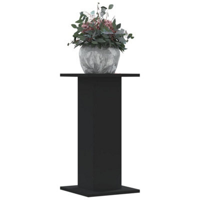 Walplus Plant Stands 2 Pcs Black 30X30X60 Cm Engineered Wood - image 1
