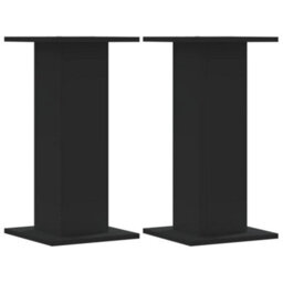 Walplus Plant Stands 2 Pcs Black 30X30X60 Cm Engineered Wood - thumbnail 2