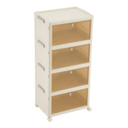 Living And Home White, Four-Layer Foldable, 39Cm W X 28Cm D X 83Cm H - thumbnail 4