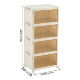 Living And Home White, Four-Layer Foldable, 39Cm W X 28Cm D X 83Cm H - thumbnail 9