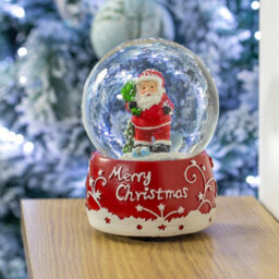 The Christmas Workshop 70939 Musical Snow Globe With Traditional Santa Claus Design - thumbnail 1