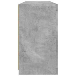 Vidaxl Sideboard With Led Lights Concrete Grey 142.5X37X67 Cm - thumbnail 7