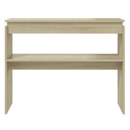 Berkfield Console Table Sonoma Oak 102X30X80 Cm Engineered Wood - thumbnail 4