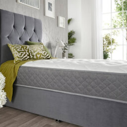 Aspire Cool Touch Diamond Memory Foam & Bonnell Spring Hybrid Mattress, Size King - thumbnail 2