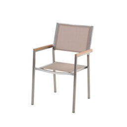 Beliani Garden Dining Set 6 Seater Grosseto Granite Polished Grey/ Beige - thumbnail 6