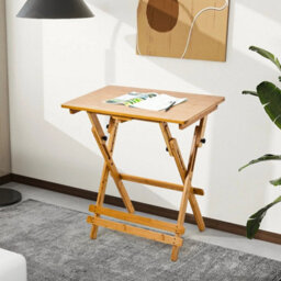 Adjustable Folding Bamboo Desk 52-74Cm - thumbnail 5