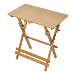 Adjustable Folding Bamboo Desk 52-74Cm