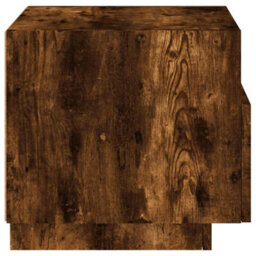 Walplus Bedside Cabinets With Led Lights 2 Pcs Smoked Oak 40X39X37 Cm - thumbnail 9
