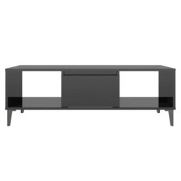 Berkfield Coffee Table High Gloss Black 103.5X60X35 Cm Engineered Wood - thumbnail 5