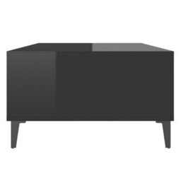 Berkfield Coffee Table High Gloss Black 103.5X60X35 Cm Engineered Wood - thumbnail 6