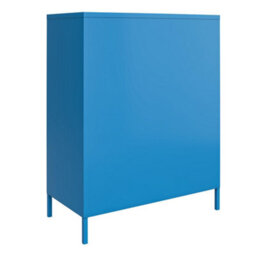 Novogratz Cache Metal Locker Cabinet With 2 Doors Blue - thumbnail 2