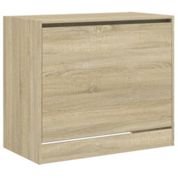 Walplus Shoe Cabinet Sonoma Oak 80X42X69 Cm Engineered Wood - thumbnail 4