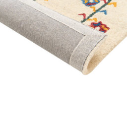 Wyld And Coco Naturaweave Hand-Tufted Wool Area Rug 80 X 150 Cm Beige Floral Pattern - thumbnail 6