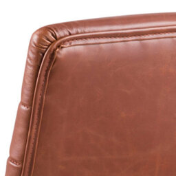 Furniture To Go Winslow Swivel Desk Chair With Adjustable Height Function In Vintage Brandy - thumbnail 6