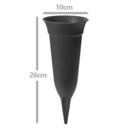 Simpa Set Of 2 Spiked Grave Flower Vases 26Cm. - thumbnail 2