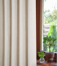 Sundour Amberley Eyelet Ring Top Curtains Beige - thumbnail 4