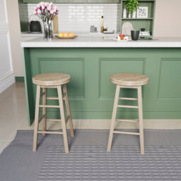 Lassic Chef Vida Wooden Revolving Pine Bar Stool - Set Of 2 - thumbnail 4