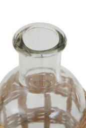 Orsina Kuta Natural Cane And Glass Small Vase - thumbnail 3