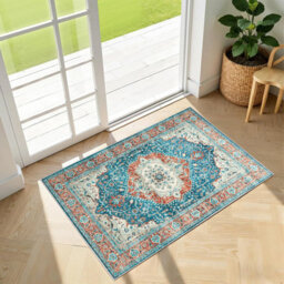 Imperial Rooms Homeware Soft Pile Small Rug Living Room Rugs Anti Slip Doormat Rug Kitchen Rugs Regal 40X60Cm - thumbnail 1
