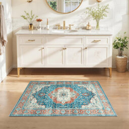 Imperial Rooms Homeware Soft Pile Small Rug Living Room Rugs Anti Slip Doormat Rug Kitchen Rugs Regal 40X60Cm - thumbnail 5