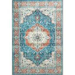Imperial Rooms Homeware Soft Pile Small Rug Living Room Rugs Anti Slip Doormat Rug Kitchen Rugs Regal 40X60Cm - thumbnail 7