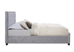 Birlea Hannover Double Bed Steel Crushed Velvet - thumbnail 7