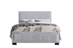 Birlea Hannover Double Bed Steel Crushed Velvet - thumbnail 6
