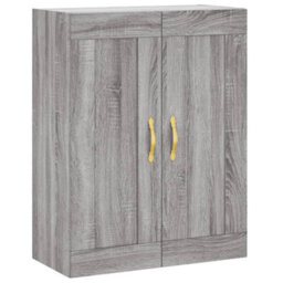 Berkfield Wall Mounted Cabinet Grey Sonoma 69.5X34X90 Cm Engineered Wood - thumbnail 2