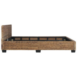 Berkfield Bed Frame Natural Rattan 180X200 Cm 6Ft Super King - thumbnail 4