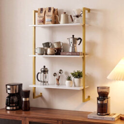 Gainoom Modern Kitchen Shelf 3-Tier Floating Shelf For Wall - thumbnail 3